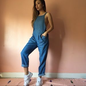 Nasty Gal Jeans - Nasty Gal Chambray Overalls Nasty Gal Jeans - Nasty Gal Chambray Overalls